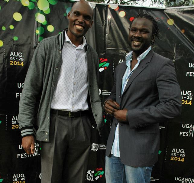 Prynce and his regular collaborator, director Matt Bish, seen here in a picture taken at the UFF 2014 finale in August where he is accused of assaulting a Red Pepper journalist.